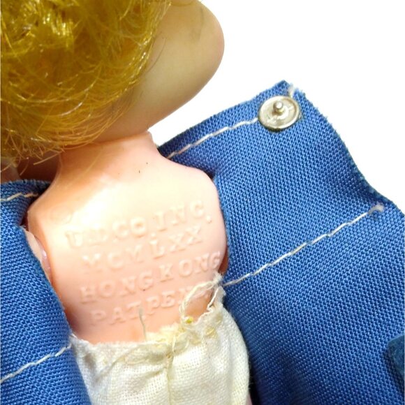 Uneeda Doll 1970s Growing Hair Pull String Mechanism Changeable Clothing RARE - Picture 5 of 11